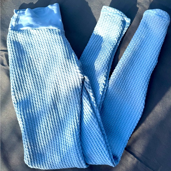 TAHIRA By Luxe leggings light blue (no tags used 4x total) - Picture 4 of 6